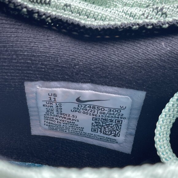 Nike Pegasus Turbo Next Nature Borough 5 Mens 11 Trainers Sneakers Emerald - Picture 16 of 16